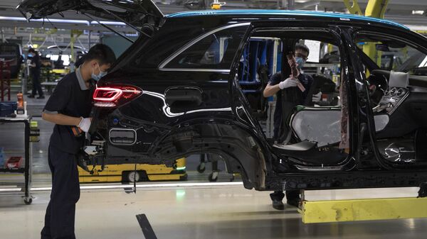 Fabricación de autos en China - Sputnik Mundo
