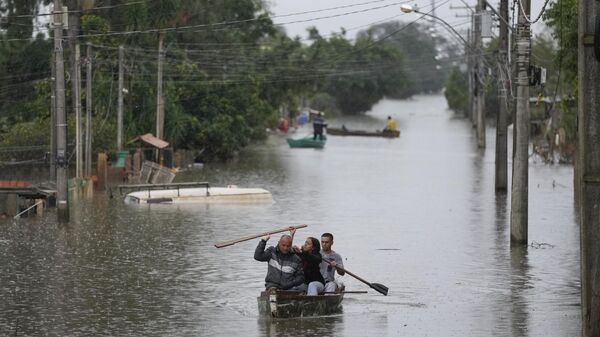 Inundaciones en el sur de Brasil - Sputnik Mundo