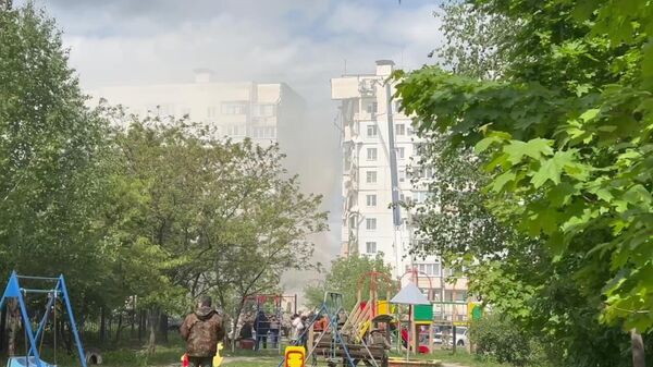 Las consecuencias del ataque ucraniano a la región rusa de Bélgorod, el 12 de mayo, 2024 - Sputnik Mundo