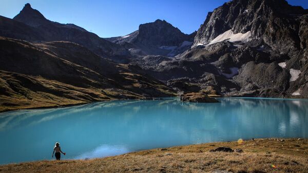 Gran lago Imereti en el territorio de la División Oriental de la Reserva Estatal de la Biosfera Natural del Cáucaso - Sputnik Mundo