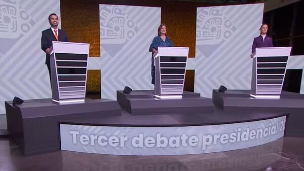 Tercer debate presidencial en México - Sputnik Mundo