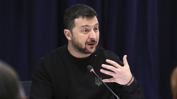 Volodímir Zelenski, mandatario ucraniano - Sputnik Mundo