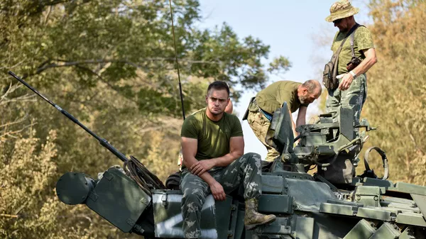 Soldados rusos de la formación táctica de combate operativa, república popular de Donetsk  - Sputnik Mundo