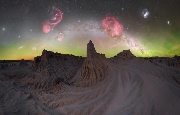 Mungo dreamtime (El sueño de Mungo), fotografía de John Rutter, tomada en Australia. - Sputnik Mundo