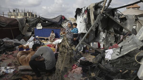 La situación en la ciudad de Rafah, Franja de Gaza - Sputnik Mundo