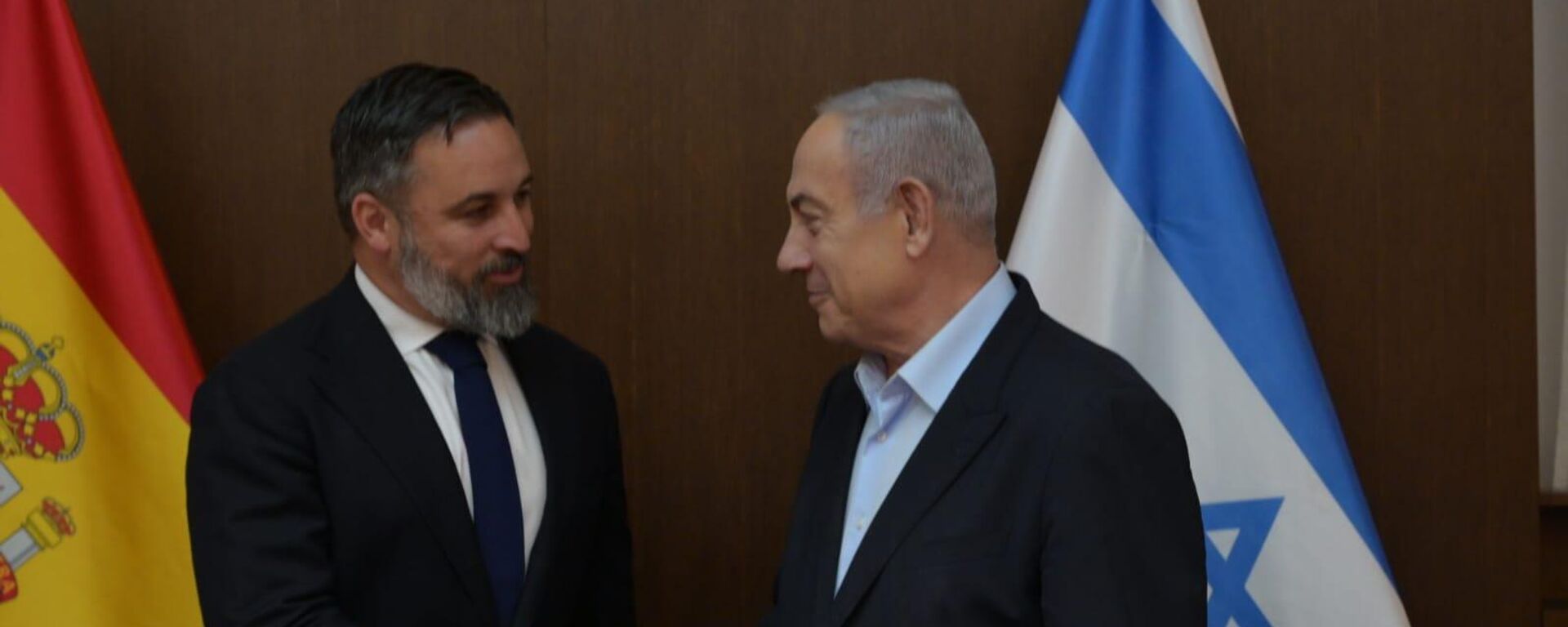 Santiago Abascal y Benjamin Netanyahu, en Jerusalén - Sputnik Mundo, 1920, 29.05.2024