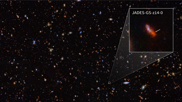 La galaxia JADES-GS-z14-0 - Sputnik Mundo