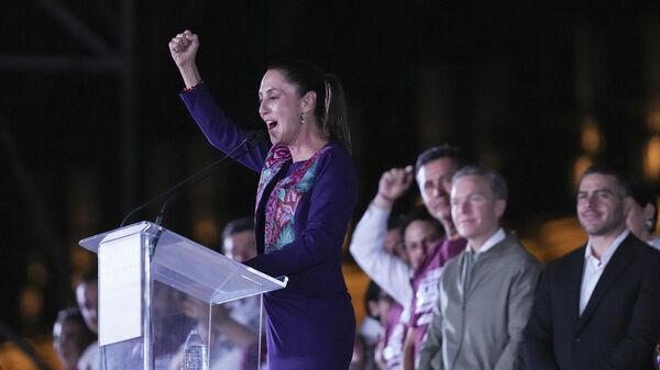 La ganadora de las presidencales de México, Claudia Sheinbaum - Sputnik Mundo