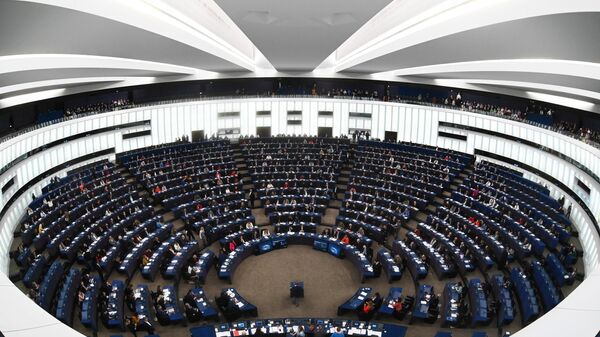 La sesión plenaria en el Parlamento Europeo (archivo) - Sputnik Mundo