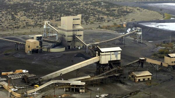 Vista aérea de la mina Pasta de Conchos, ubicada en el estado de Coahuila, en el norte de México. - Sputnik Mundo