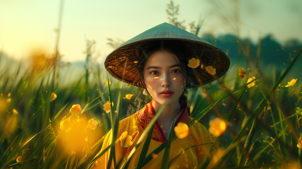 La típica belleza femenina de Vietnam, según la inteligencia artificial. - Sputnik Mundo