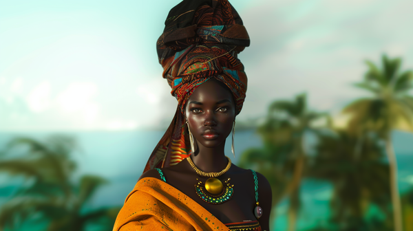 La típica belleza femenina de África, según la inteligencia artificial. - Sputnik Mundo