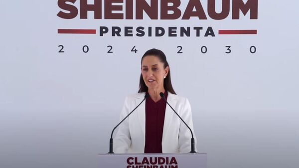 La presidenta virtual electa de México, Claudia Sheinbaum. - Sputnik Mundo