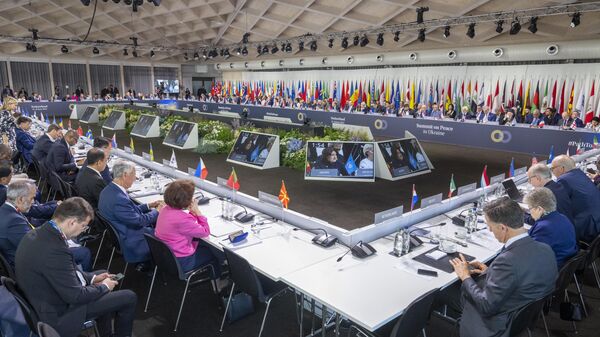 La cumbre sobre Ucrania en Suiza, celebrada los 15 y 16 de junio - Sputnik Mundo