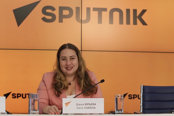 Daria Yúrieva, jefa del Departamento de América Latina de la Agencia Internacional de Noticias y Emisora de Radio Sputnik - Sputnik Mundo