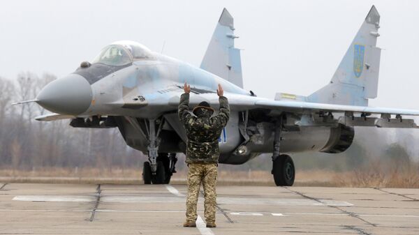 Un caza MiG-29 ucraniano  - Sputnik Mundo