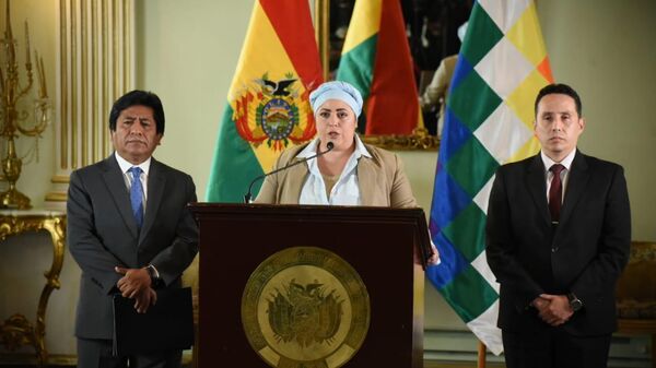 María Nela Prada, ministra de Exteriores de Bolivia (archivo) - Sputnik Mundo