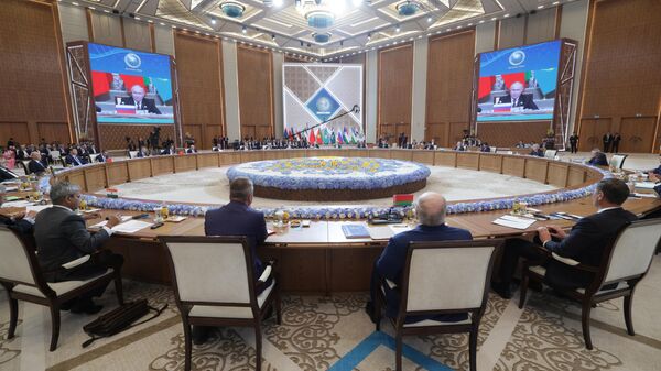 La cumbre de la Organización de Cooperación de Shanghái (OCS), el 4 de julio, 2024 - Sputnik Mundo