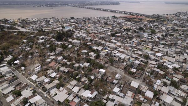 Una vista aérea de la ciudad de Durán, en Ecuador - Sputnik Mundo