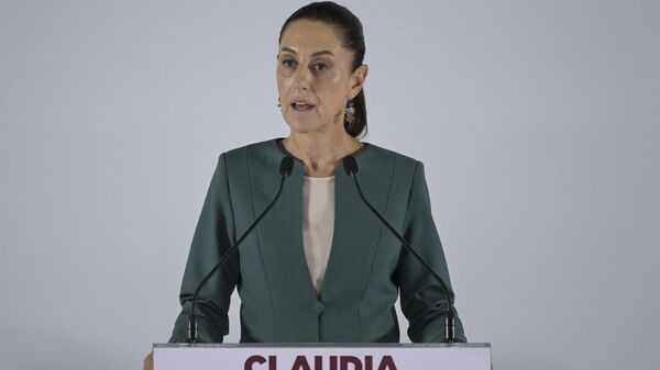 La virtual presidenta electa de México, Claudia Sheinbaum. - Sputnik Mundo