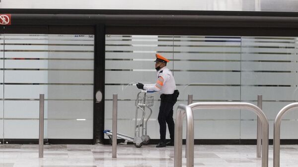 El Aeropuerto Internacional de la Ciudad de México (AICM) es uno de los afectados por la falla global de Microsoft. - Sputnik Mundo