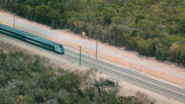El Tren Maya es una de las obras emblema del Gobierno del presidente mexicano, Andrés Manuel López Obrador. - Sputnik Mundo