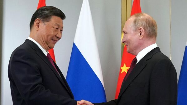 Los presidentes de China y Rusia, Xi Jinping y Vladímir Putin - Sputnik Mundo