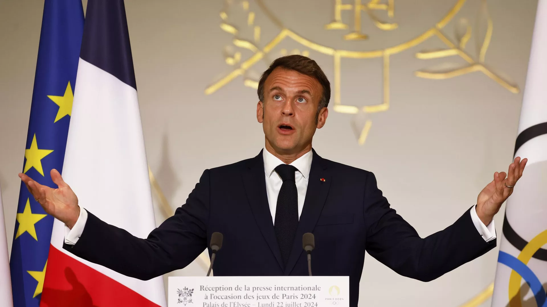 Emmanuel Macron, presidente de Francia - Sputnik Mundo, 1920, 23.07.2024