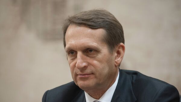 Serguéi Narishkin, presidente del Parlamento de Rusia - Sputnik Mundo