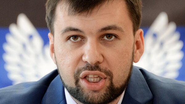 Denís Pushilin, portavoz de la República Popular de Donetsk - Sputnik Mundo