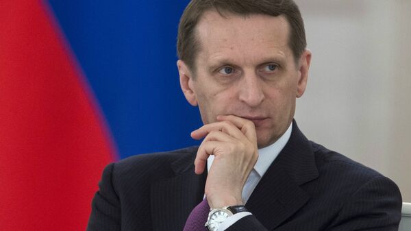 Serguéi Narishkin, presidente del Parlamento de Rusia - Sputnik Mundo