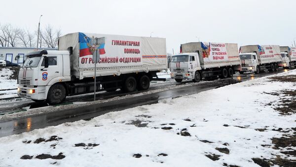 Сonvoyes humanitarios rusos para Donbás - Sputnik Mundo