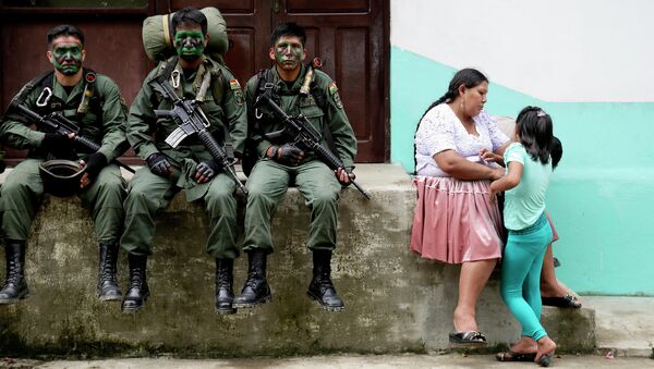 Policía boliviana (imagen referencial) - Sputnik Mundo