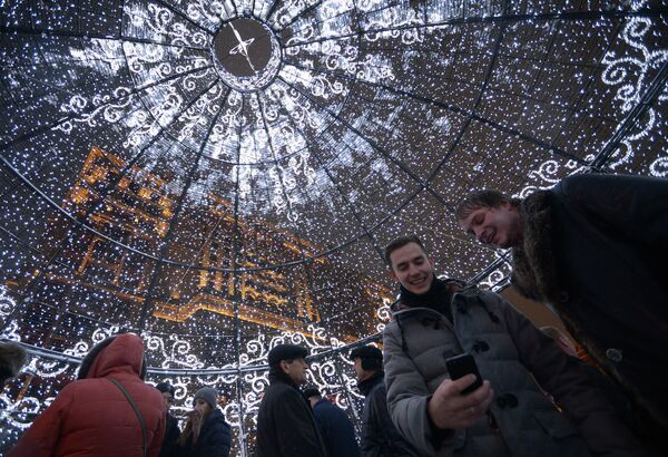 Moscú en los umbrales del Año nuevo - Sputnik Mundo