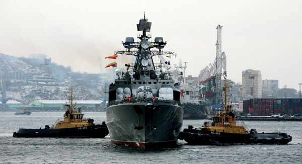 El crucero Variag vuelve a puerto tras patrullar el Pacífico - Sputnik Mundo