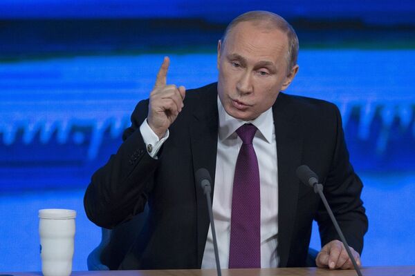 Décima gran rueda de prensa del presidente ruso Vladímir Putin - Sputnik Mundo