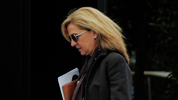 Hermana del Rey de España irá al banquillo de los acusados por delitos fiscales - Sputnik Mundo