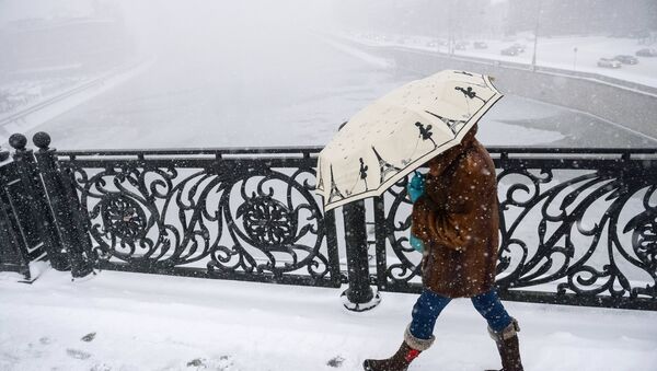 Снегопад в Москве - Sputnik Mundo