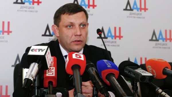 Alexandr Zajárchenko, jefe de la autoproclamada república popular de Donetsk - Sputnik Mundo