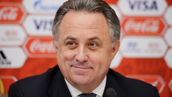Vitali Mutkó, ministro de Deportes de Rusia y presidente del Comité Organizador 'Rusia 2018' - Sputnik Mundo