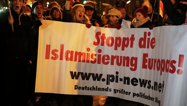 Marchas anti-islámicas en Alemania - Sputnik Mundo