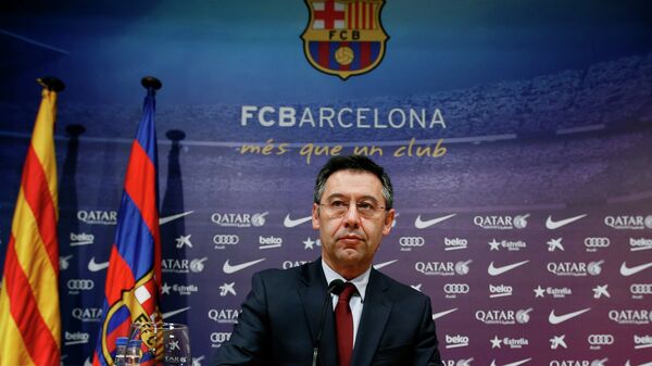 Josep Maria Bartomeu, presidente del Fútbol Club Barcelona - Sputnik Mundo