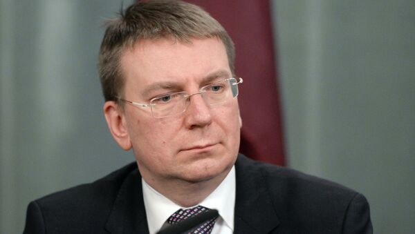Edgar Rinkevics, ministro de Exteriores de Letonia - Sputnik Mundo