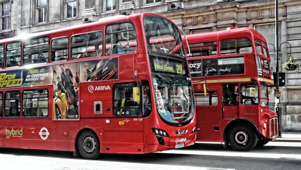 Autobuses de Londres en huelga de 24 horas por motivos salariales - Sputnik Mundo