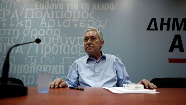 Fotis Kuvelis, líder del partido griego Izquierda Democrática - Sputnik Mundo