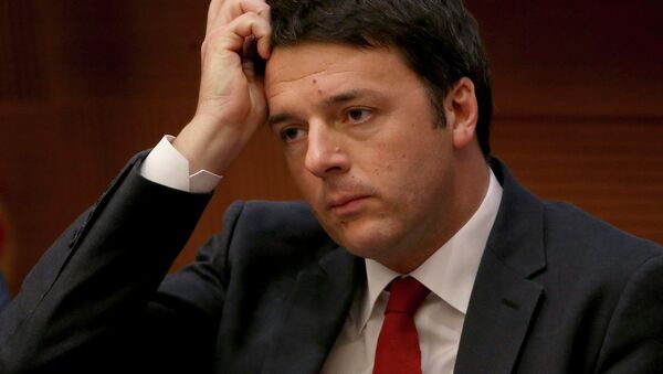 Matteo Renzi, primer ministro italiano - Sputnik Mundo