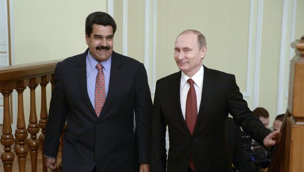Presidente de Venezuela, Nicolás Maduro y presidente de Rusia, Vladímir Putin - Sputnik Mundo