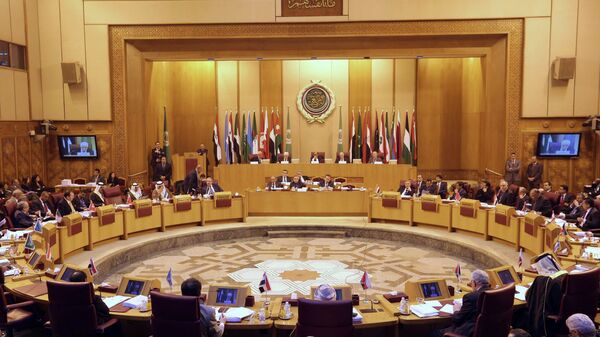 A general view of the Arab League Foreign Ministers emergency meeting at the League's headquarters in Cairo January 15, 2015. - Sputnik Mundo