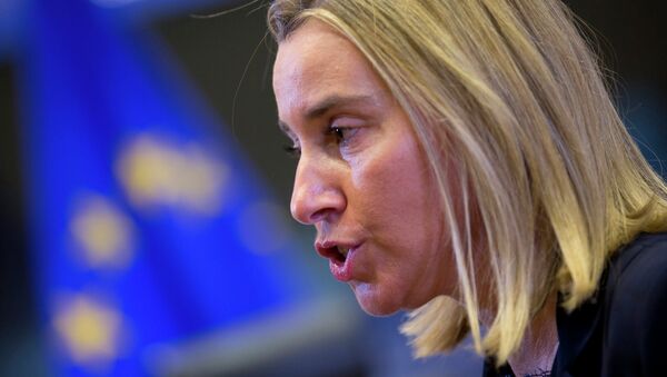 Federica Mogherini, jefa de la diplomacia de la Unión Europea - Sputnik Mundo