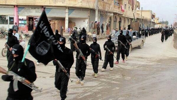 Islamic State fighters in Syria - Sputnik Mundo